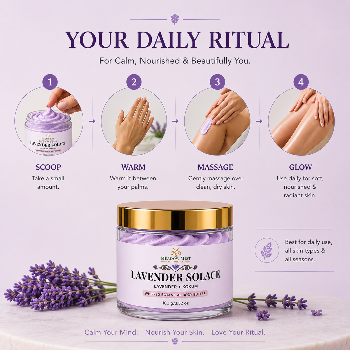 Lavender Solace Botanical Body Butter