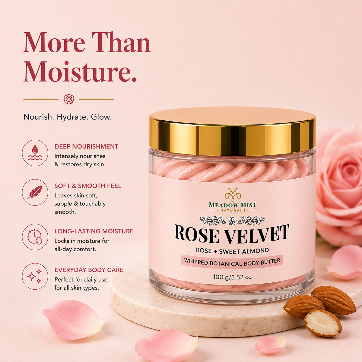 Rose Velvet Botanical Body Butter