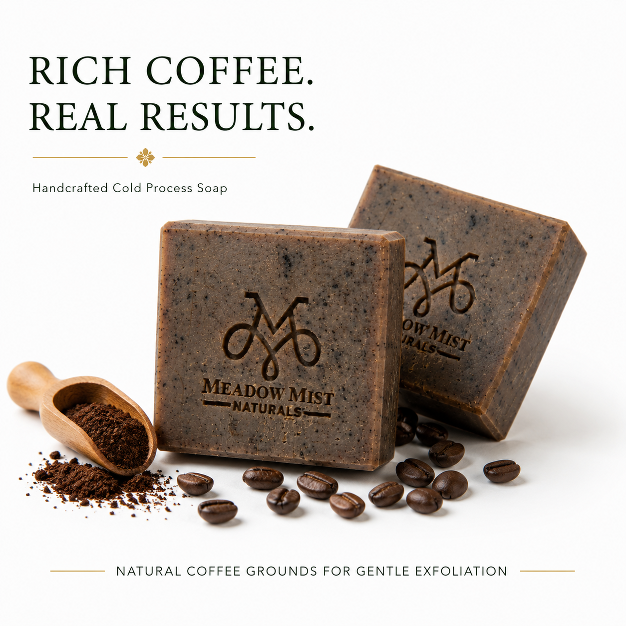Coffee Scrub Handcrafted Cold Process Soap