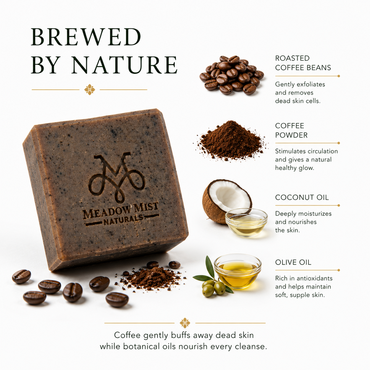 Coffee Scrub Handcrafted Cold Process Soap
