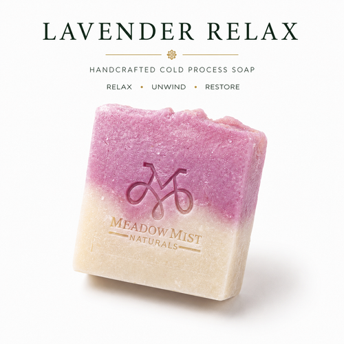 Lavender Relax Handcrafted Cold Process Soap