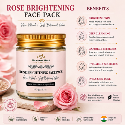 Rose Brightening Face Pack
