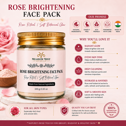 Rose Brightening Face Pack