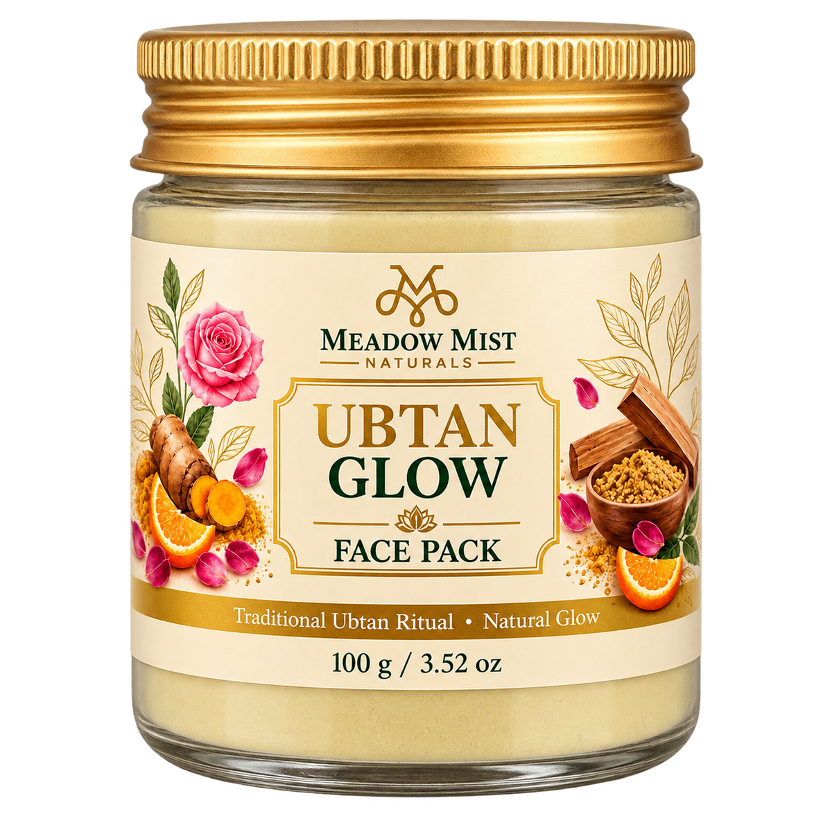 Natural Ubtan Glow Face Pack