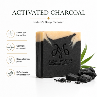Charcoal Detox Handcrafted Cold Process Soap