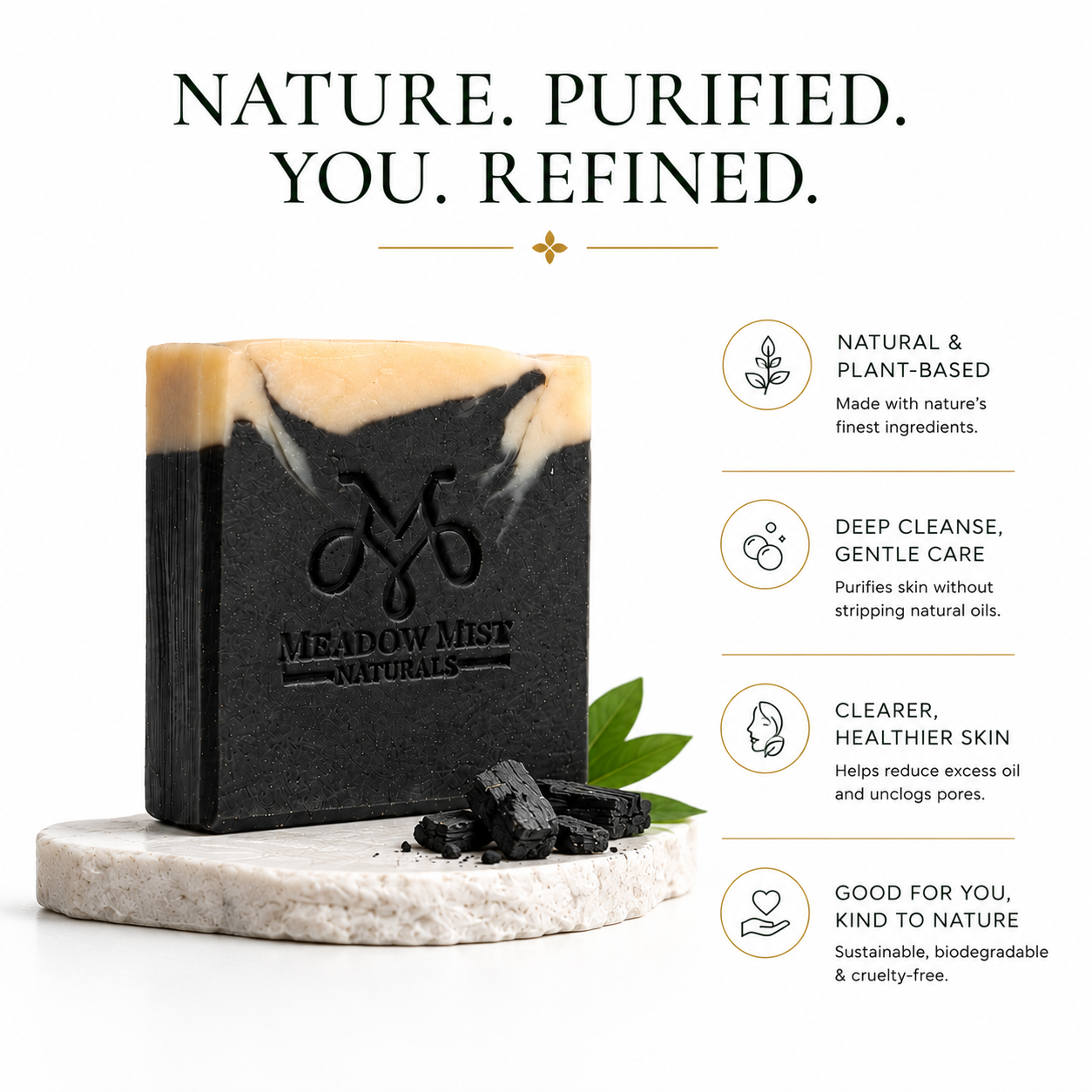 Charcoal Detox Handcrafted Cold Process Soap