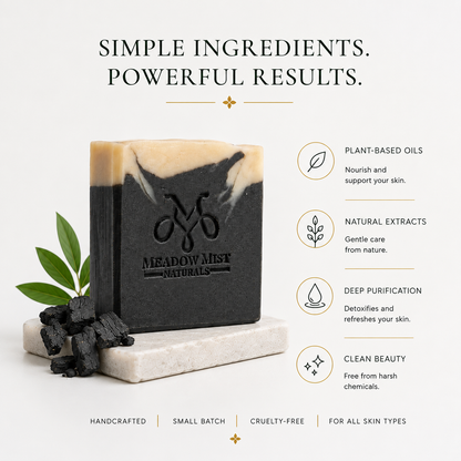 Charcoal Detox Handcrafted Cold Process Soap