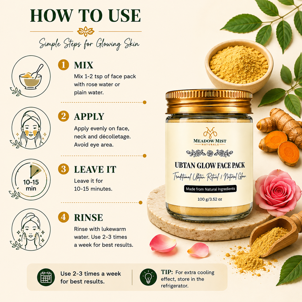 Ubtan Glow Face Pack